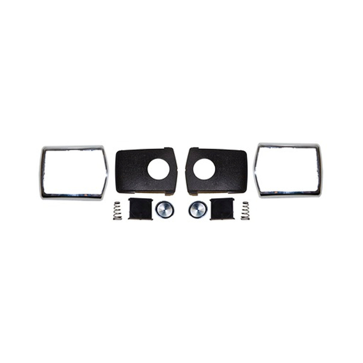 Scott Drake 1968-70 Mustang Seat Belt Buckle Restoration Kit-Deluxe Chrome - C8AZ-65611A72CK