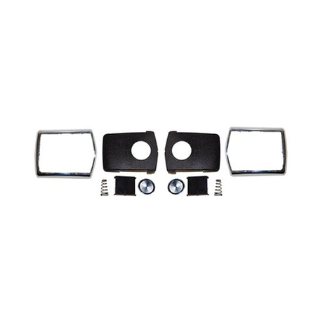Scott Drake 1968-70 Mustang Seat Belt Buckle Restoration Kit-Deluxe Chrome - C8AZ-65611A72CK
