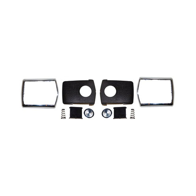 Scott Drake 1968-70 Mustang Seat Belt Buckle Restoration Kit-Deluxe Chrome - C8AZ-65611A72CK