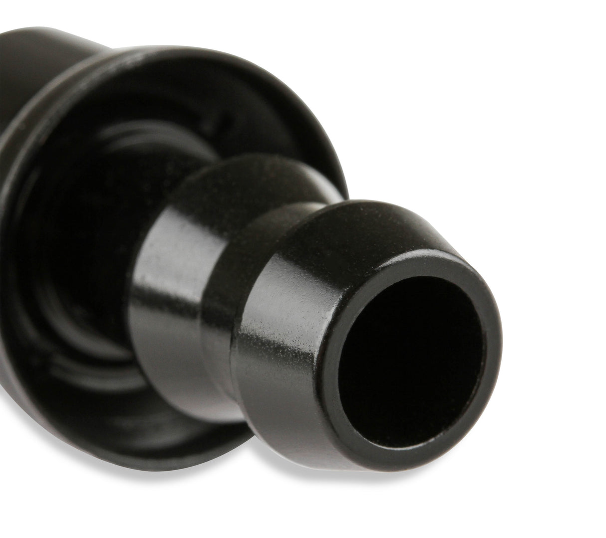 Mr Gasket -10 AN 90 Degree Push-On Hose Ends - Black - 209010-BL
