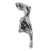 Holley 20-155P Low-Mount LS Accessory Drive Bracket - Driver's Side P/S & Alt Bracket Polished