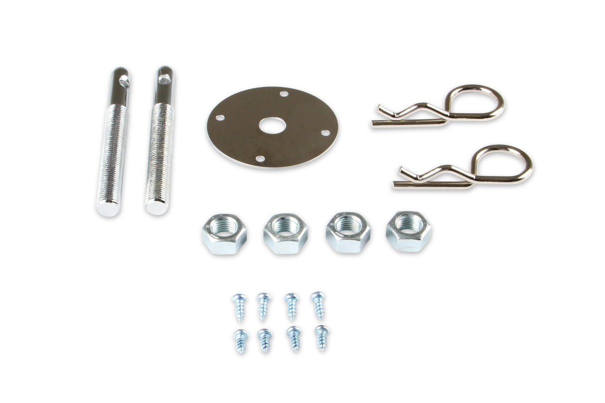 Mr Gasket Hood Pins Kit - 7/16 Inch - Safety Pins - 1016
