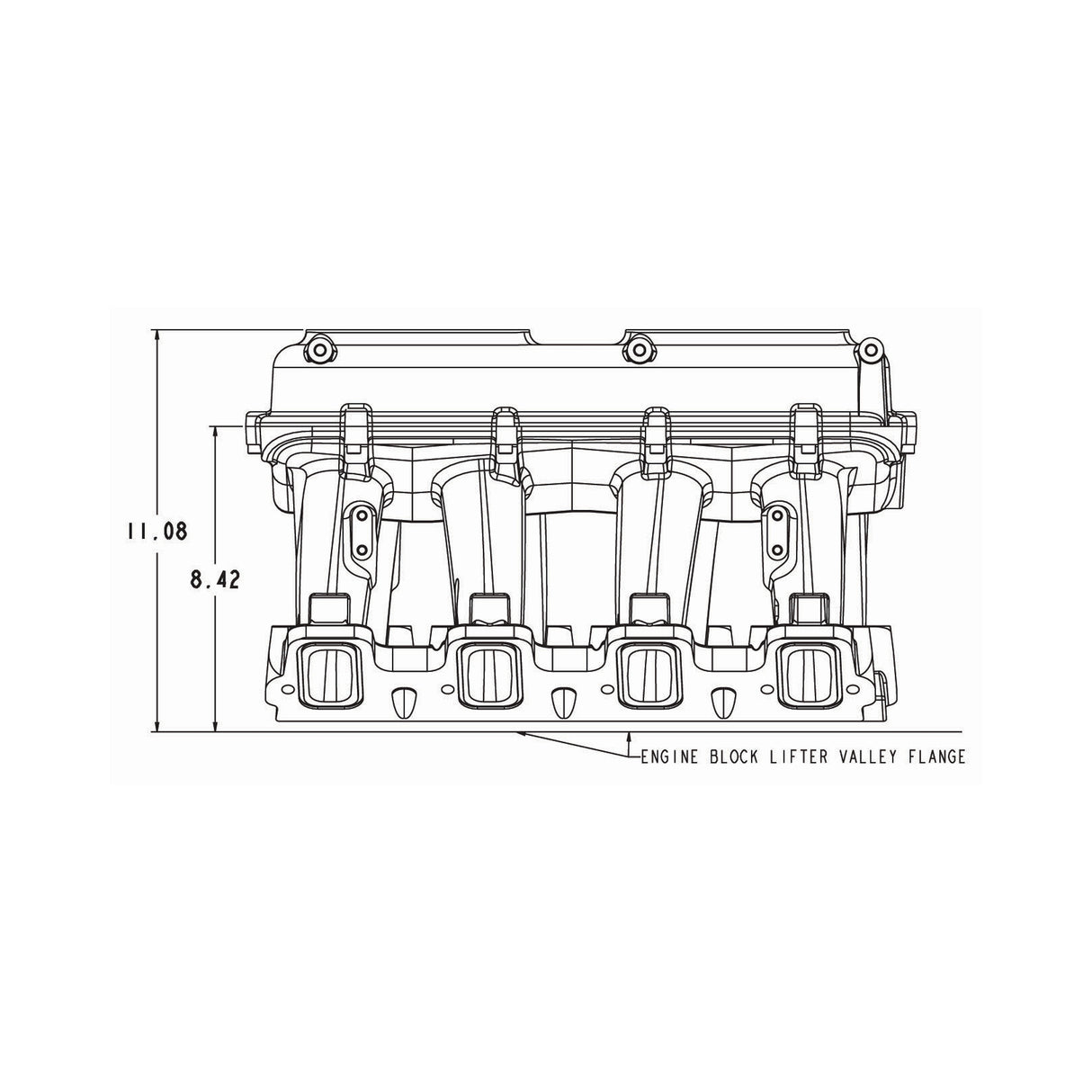 Holley 300-113 Hi-Ram Intake - GM LS3/L92
