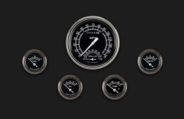 Classic Instruments Traditional Series Five Gauge Set - TR65SLF
