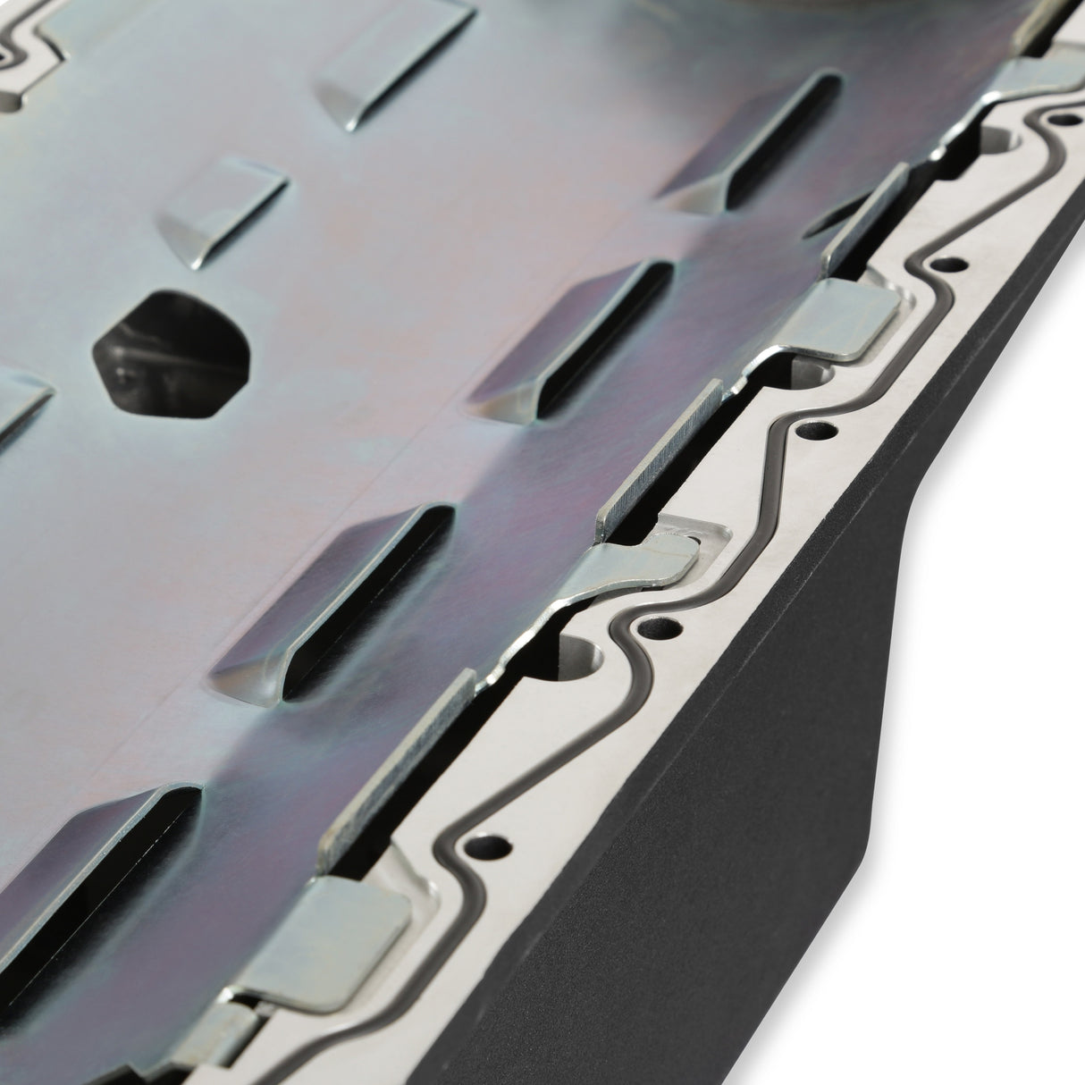 Holley 302-64BK Gen III Hemi Swap Oil Pan - Mid-Sump - Hellcat - Black