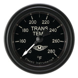 Classic Instruments Moal Bomber 2-1/8" Transmission Temperature Gauge - MA127BLF