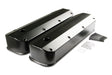 Mr Gasket Fabricated Aluminum Valve Covers - Black Finish - 6880BG