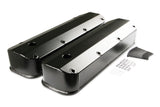 Mr Gasket Fabricated Aluminum Valve Covers - Black Finish - 6880BG