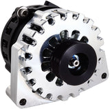 Mechman Billet Elite Series 250 Amp Racing Alternator, Machined Finish - MMB8206250M MMB8206250M