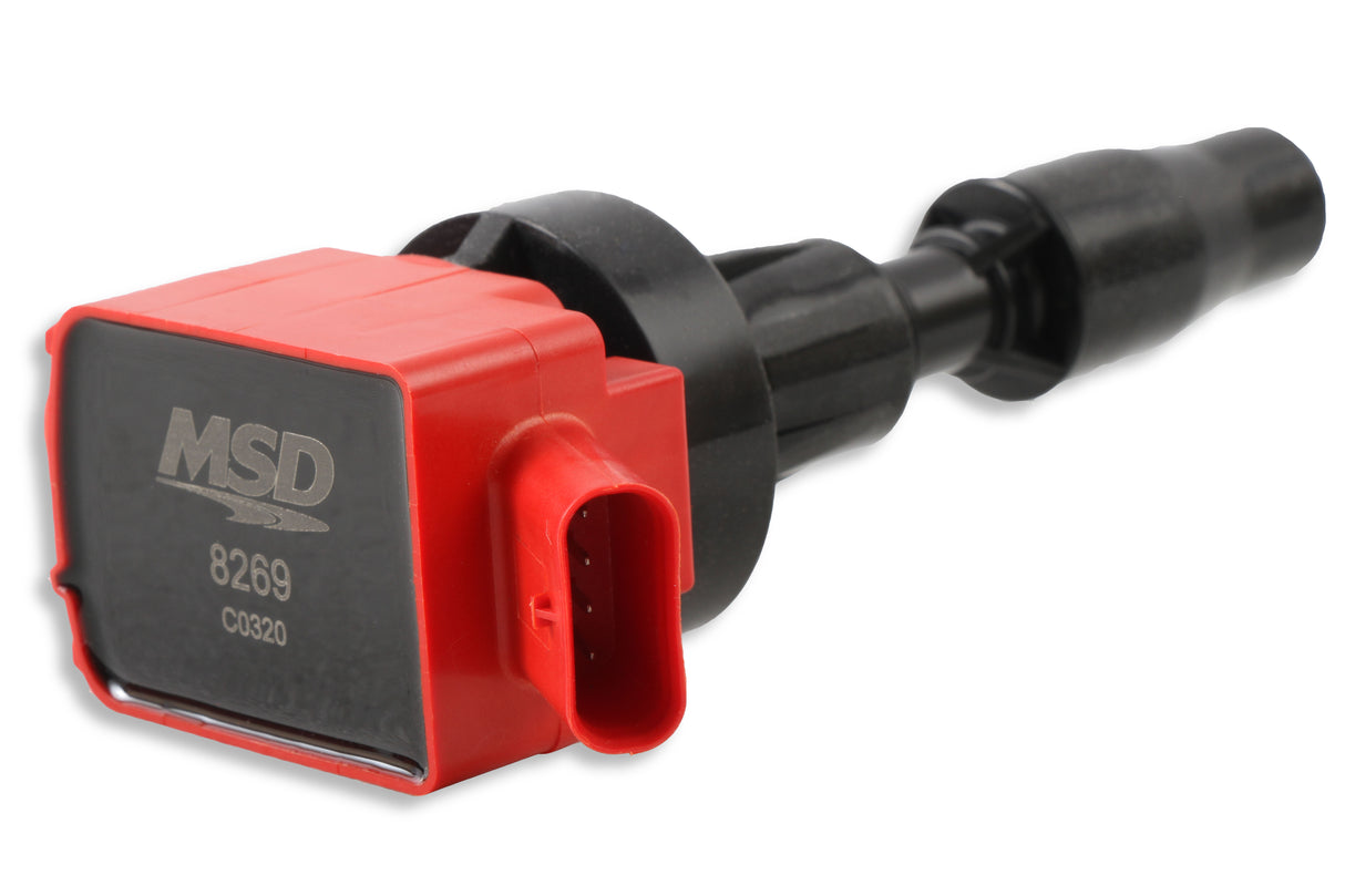 MSD Ignition Coil - Blaster Series - Hyundai/KIA 1.6L Turbo - Red - 4-Pack - 82694