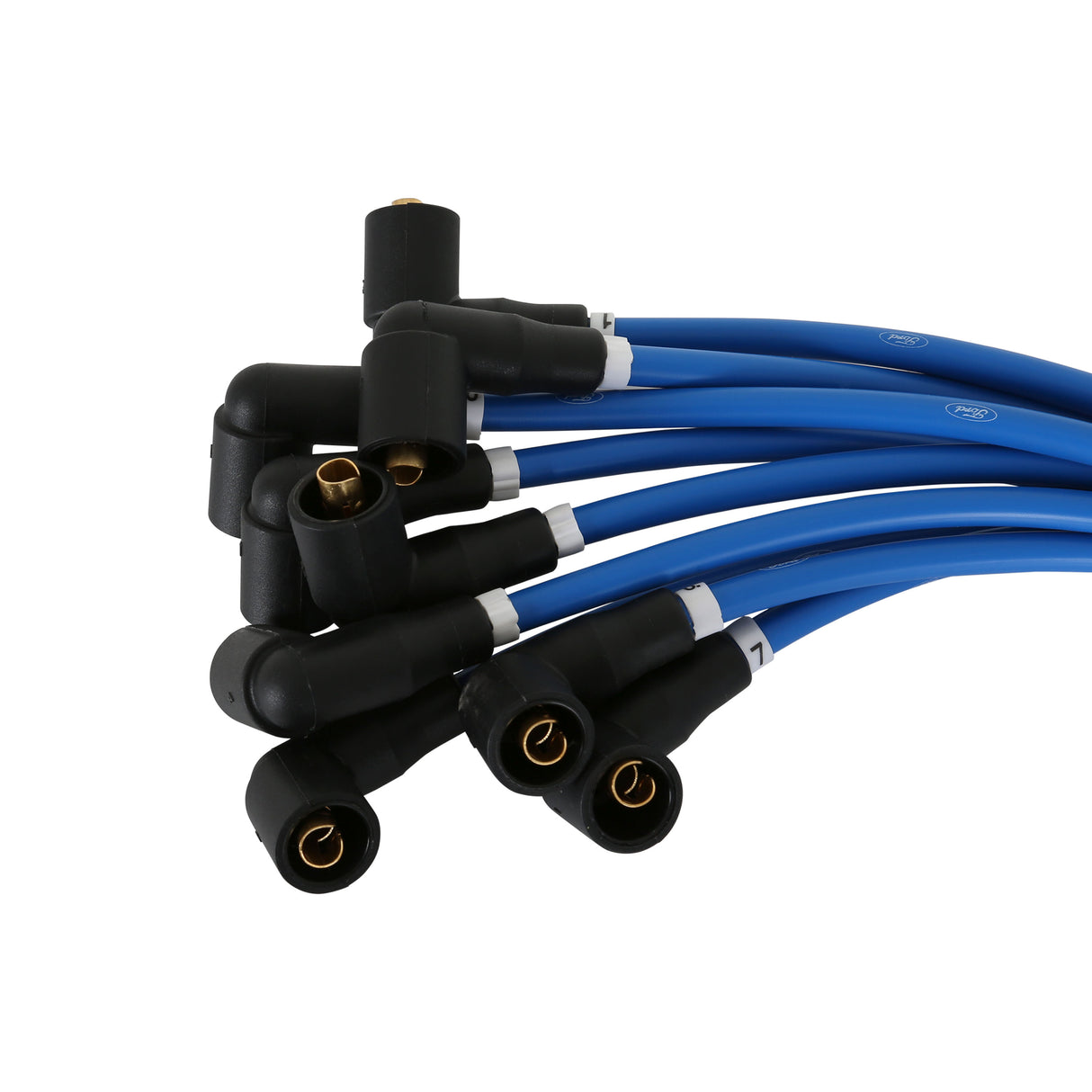 Scott Drake 8MM Blue Spark Plug Wires - C7OZ-12259-BL8