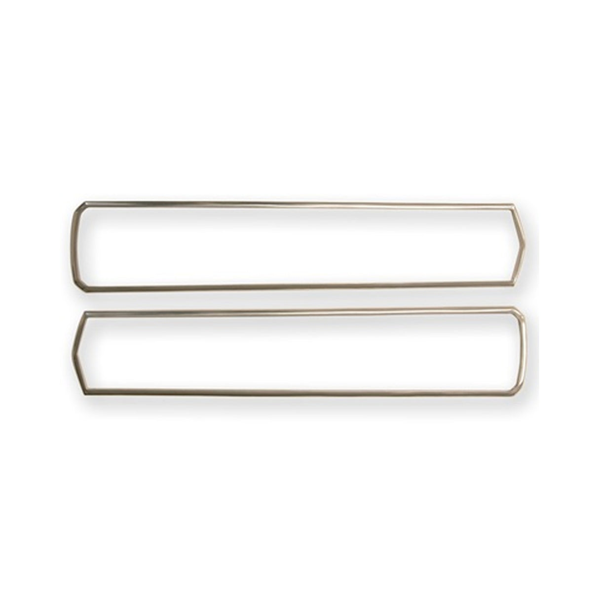 Scott Drake Satin Finish Tail Light Bezels, Shelby, Pair - S7MS-13489