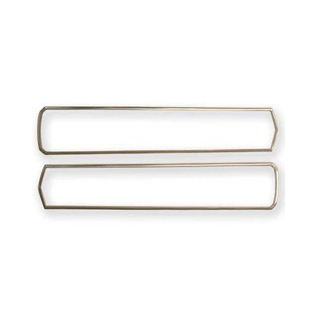 Scott Drake Satin Finish Tail Light Bezels, Shelby, Pair - S7MS-13489