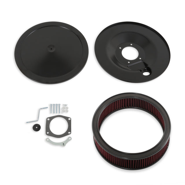Holley 120-501 RetroFilter Drive-By-Wire Air Cleaner - 16-Inch Diameter - Black