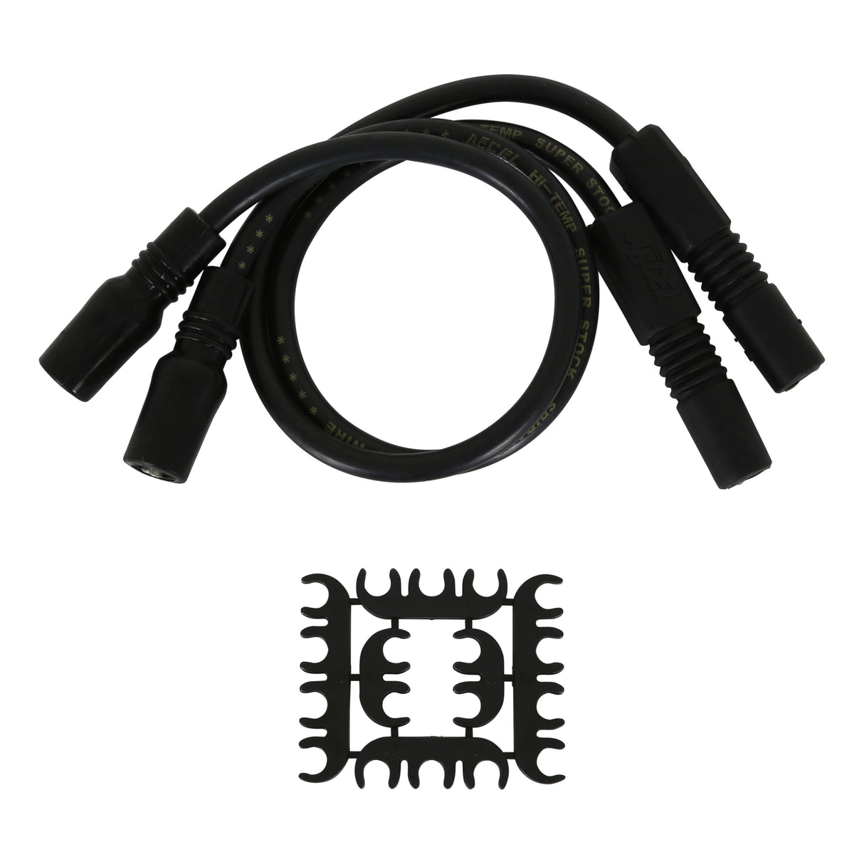 ACCEL Custom Wire Set - 2004-2006 Sportster XL Models / 1999-2008 Touring All w/ carb or FI - 8MM - Black - 171098-K