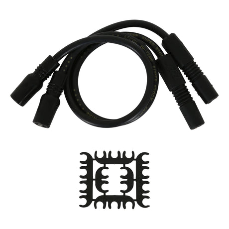 ACCEL Custom Wire Set - 2004-2006 Sportster XL Models / 1999-2008 Touring All w/ carb or FI - 8MM - Black - 171098-K