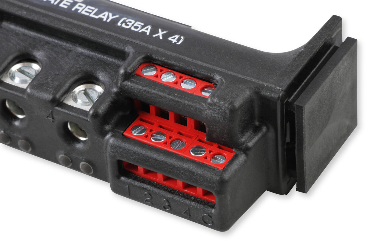 MSD High-Current Solid-State Relay 35Ax4, Black - 75643-HC