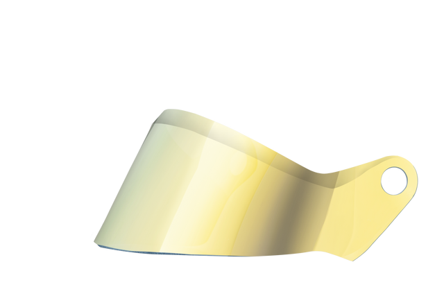 STILO SHORT ST6 MIRROR YELLOW VISOR DARK - YA0921