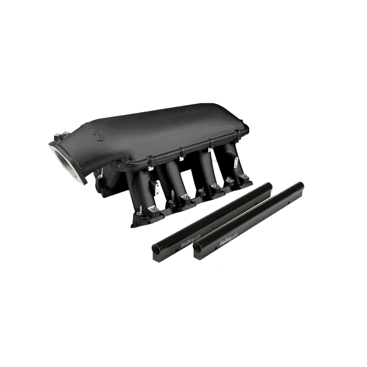 Holley EFI LS3 (Rectangle) Hi-Ram Black Kit with 92mm TB and 120lb injectors - 300-116BK-120K