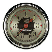 Classic Instruments All American Nickel 2-1/8" Boost/Vac Gauge - AN141SHC