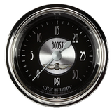 Classic Instruments All American Tradition 2 1/8" Boost Gauge, 30 psi - AT142SHC