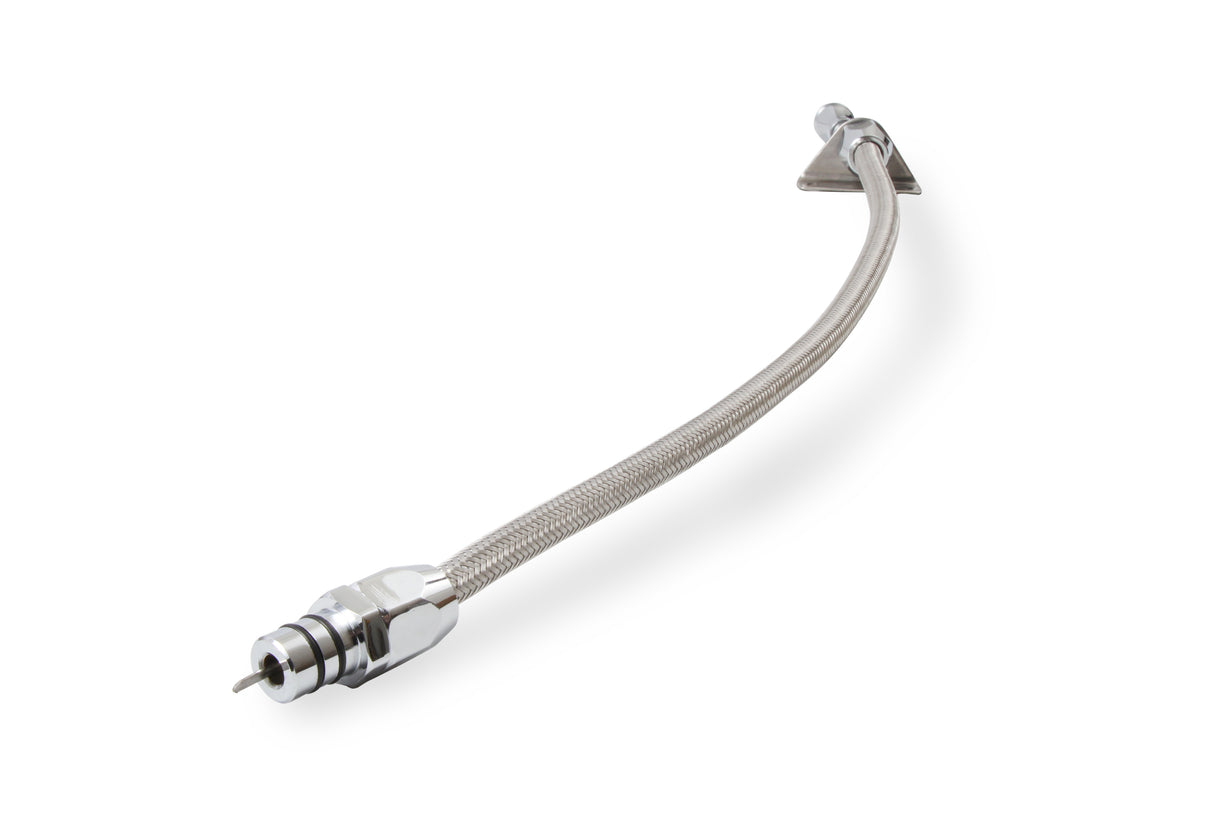 Mr Gasket Automatic Transmission Dipstick & Tube - Braided Stainless Steel - 9704G
