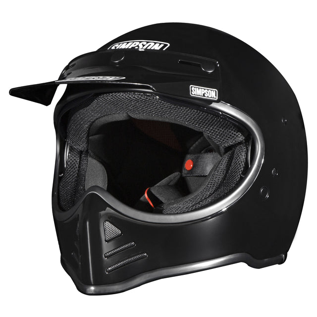 Simpson Motorcycle M52 Bandit Helmet - Black - Small - M522SM
