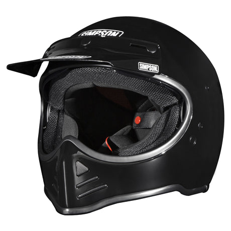 Simpson Motorcycle M52 Bandit Helmet - Black - Medium - M522MD