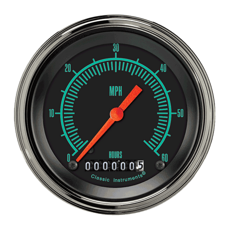 Classic Instruments G-Stock 3 3/8" Low Speed Speedometer - LSGS