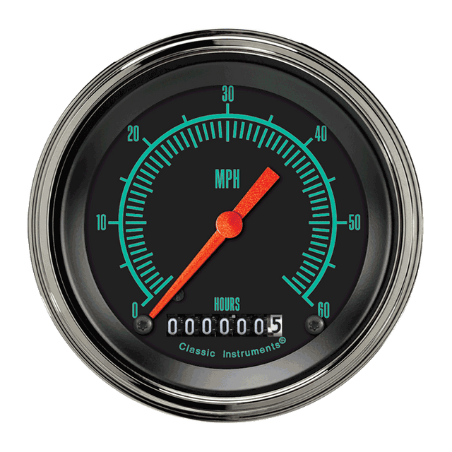 Classic Instruments G-Stock 3 3/8" Low Speed Speedometer - LSGS