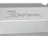 Holley 890010 Sniper Valve Cover - Fabricated Aluminum - SBC - Perim Bolt - Flat - Anodized