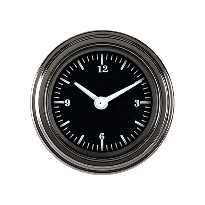 Classic Instruments Hot Rod 2 1/8" Clock - HR90SLF