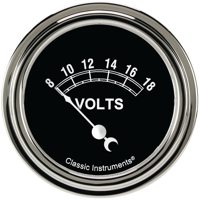 Classic Instruments Traditional 2-5/8" Volt Gauge - TR230SLF