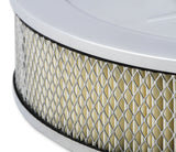 Holley 120-540 Sniper Air Cleaner Assembly, 14" x 4" - Chrome Finish