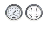 Classic Instruments 1954-55 WHTE HOT CHEV TRK 5IN SPEED/QU-LS - CT54WH52-LS