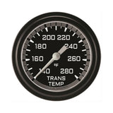 Classic Instruments Autocross Gray 2-5/8" Transmission Temperature Gauge - AX327GBLF