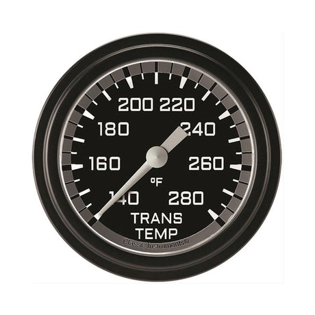 Classic Instruments Autocross Gray 2 5/8" Transmission Temperature Gauge - AX327GBLF