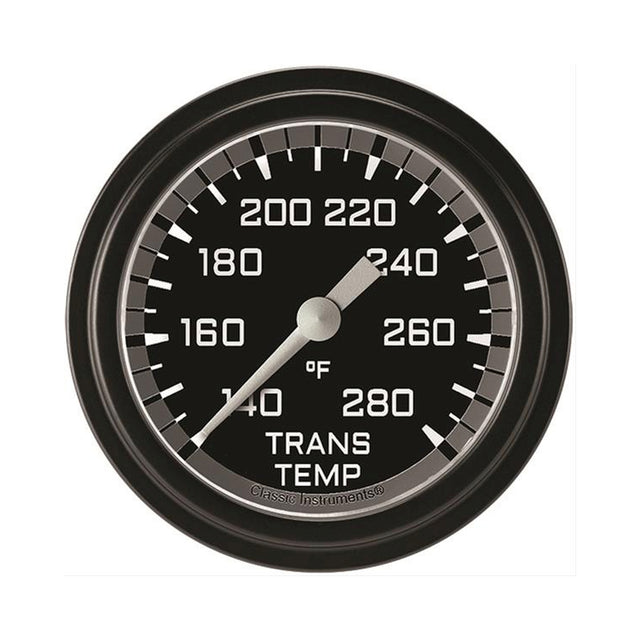 Classic Instruments Autocross Gray 2 5/8" Transmission Temperature Gauge - AX327GBLF