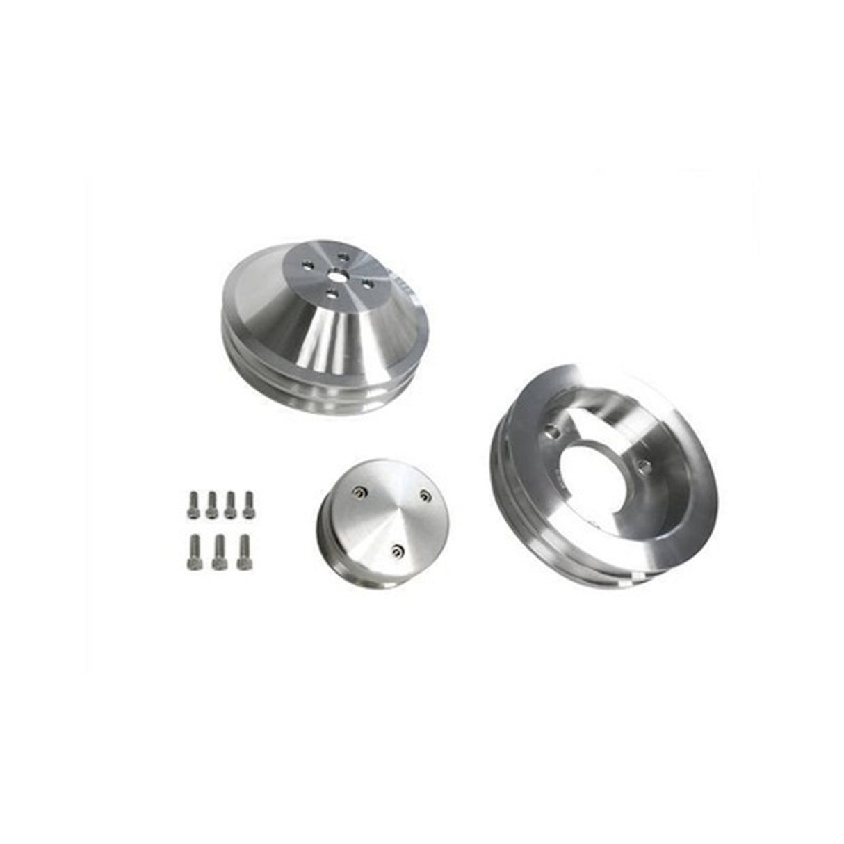 Scott Drake 67-70 390-428 Billet Pulley Kit w/o AC - B-F142