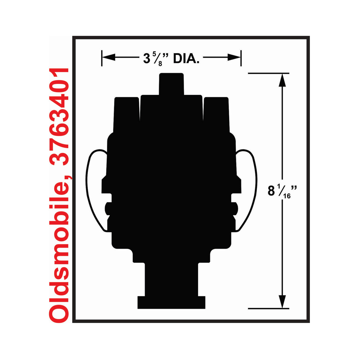 Mallory Unilite Distributor - Oldsmobile 330-455 - 3763401