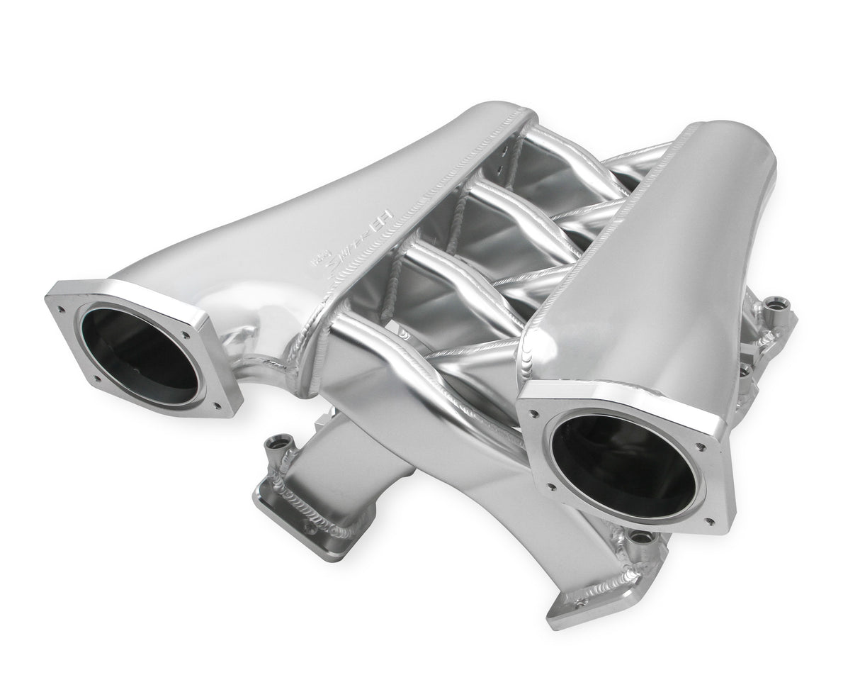 Holley 822201 Sniper EFI Fabricated Intake Manifold Dual Plenum 92mm LS3/L92, Rail Kit - Slvr