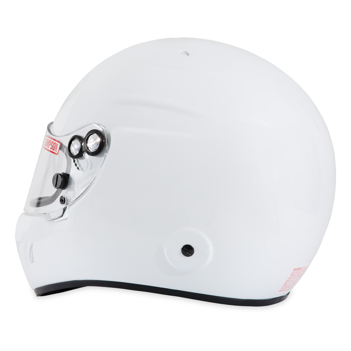 Simpson 7870051 SA2020 Devil Ray 3.0 Racing Helmet - White - XX-Large - 7870051