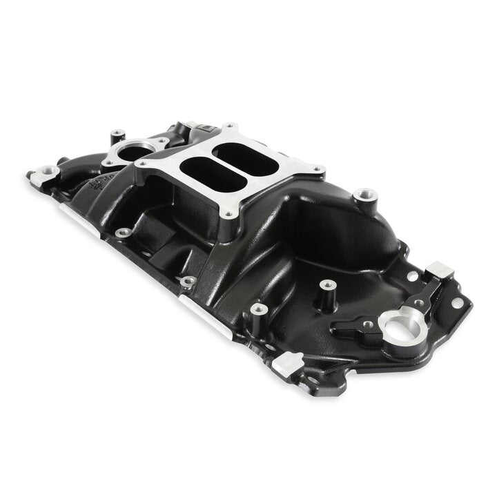 Weiand Speed Warrior Intake - Chevy Small Block V8 - Black Ceramic Coated - 8150BK