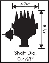 MSD Ford 289/302 Ready-To-Run Distributor - 8352