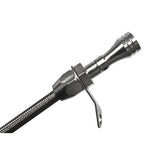B&M Auto Transmission Dipstick & Tube - Billet Aluminum/Stainless Steel Braided - 22165