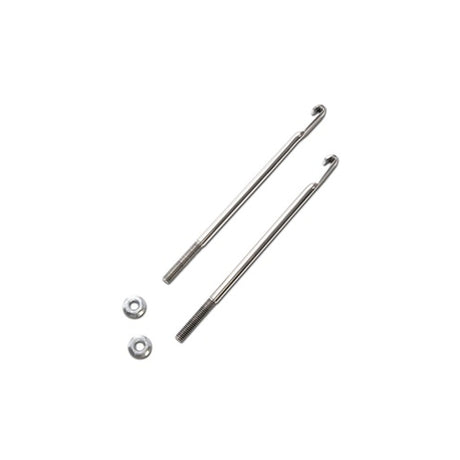 Scott Drake 1967-70 Mustang Battery Hold Down Bolt Kit,Stainless Steel(24F) - D0AZ-10756-SS