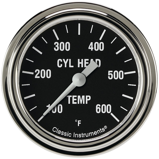 Classic Instruments Hot Rod 2-5/8" Cylinder Head Tempature Gauge - HR397SLF