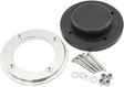 Aeroflow Ignition Wire Firewall Grommet Blank Kit - Silver Face No Holes Drilled Out (AF49-1215) AF49-1215