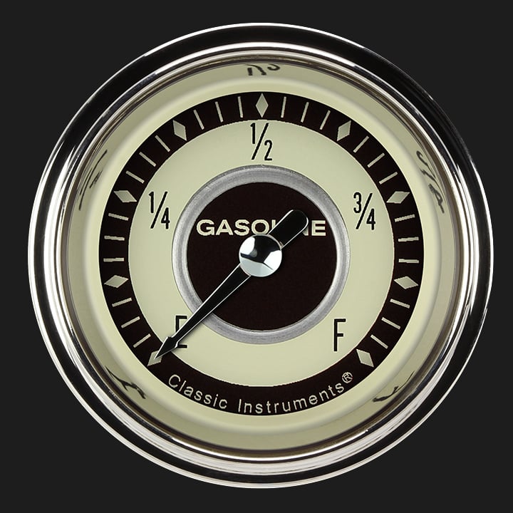 Classic Instruments Nostalgia VT 2 1/8" Fuel Gauge - NT109SHC