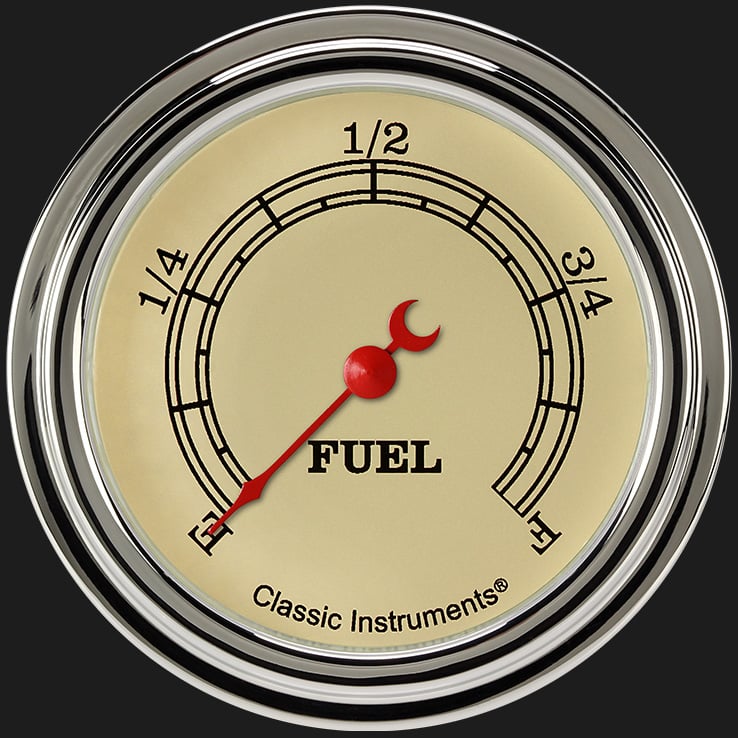 Classic Instruments Vintage 2 5/8" Fuel Gauge - VT309SLF